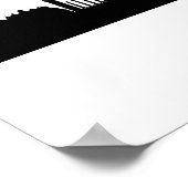 Skyline Barcelona Poster (Ecke)