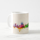 Skyline Barcelonas Spanien Kaffeetasse (Vorderseite Links)