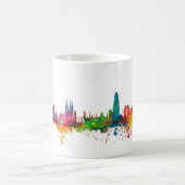 Skyline Barcelonas Spanien Kaffeetasse (Mittel)