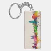 Skyline Barcelonas Spanien Schlüsselanhänger (Vorderseite links)