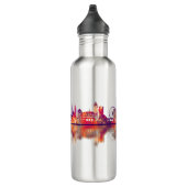 Skyline Basel Schweiz Edelstahlflasche (Rechts)