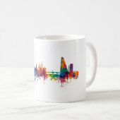 Skyline Basel Schweiz Kaffeetasse (VorderseiteRechts)