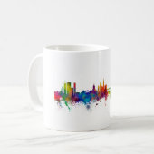 Skyline Basel Schweiz Kaffeetasse (Vorderseite Links)