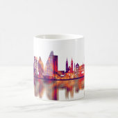 Skyline Basel Schweiz Kaffeetasse (Mittel)