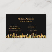 Skyline-Bau Visitenkarte (Rückseite)