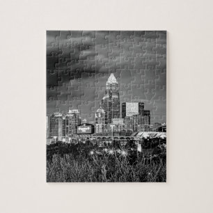 Skyline-Bau von Charlotte Nord-Carolina Puzzle