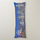 Skyline bei Dämmerung 2 Seitenschläferkissen (Rückseite (Vertikal))