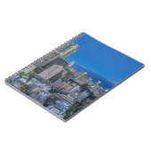 Skyline bei Dämmerung Notizblock (Linke Seite)