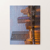 Skyline bei Dusk, am Grand River 2 Puzzle (Vertikal)