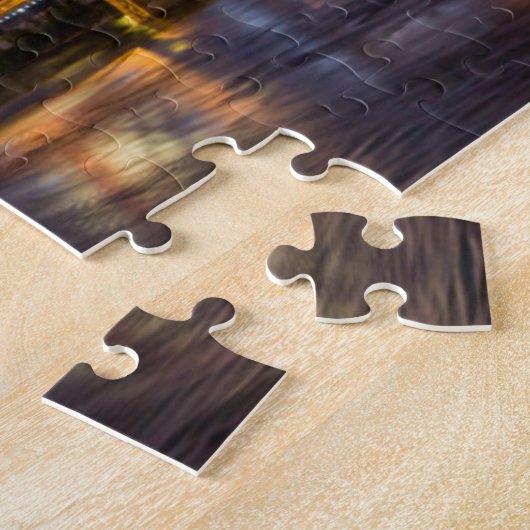 Skyline bei Dusk, am Grand River Puzzle (Seite)