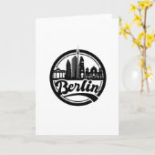 SKYLINE BERLIN KARTE (Gelbe Blume)