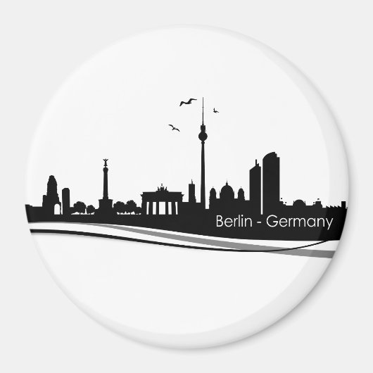 Skyline Berlin Magnet (Vorne)