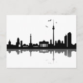 Skyline Berlin Postkarte (Vorderseite)