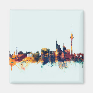 Skyline Berlins Deutschland Magnet