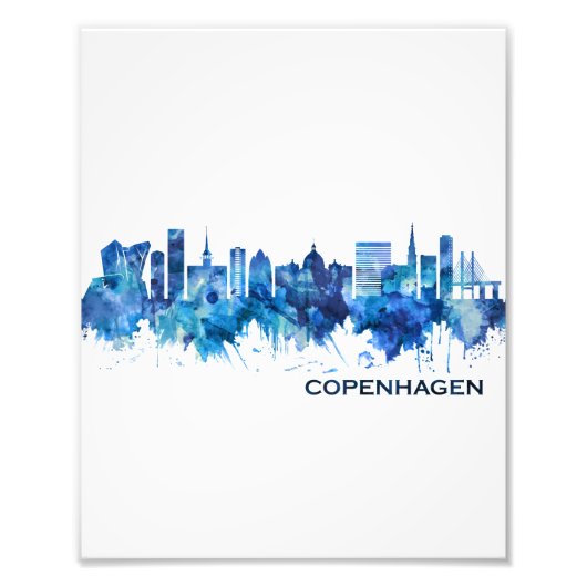 Skyline Blue Fotodruck (Vorne)