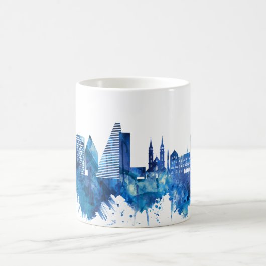 Skyline Blue Kaffeetasse (Mittel)