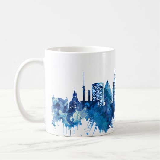 Skyline Blue Kaffeetasse (Links)