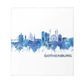 Skyline Blue Notizblock (Vorderseite)
