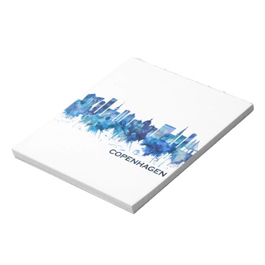 Skyline Blue Notizblock (Rotiert)