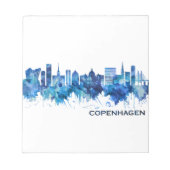 Skyline Blue Notizblock (Vorderseite)