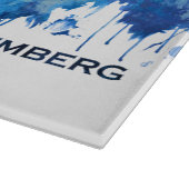 Skyline Blue Schneidebrett (Ecke)