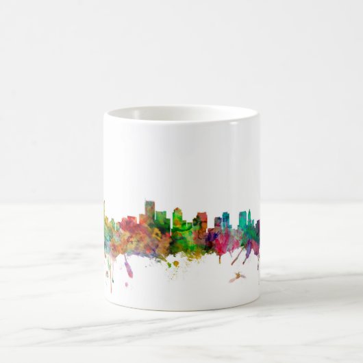 Skyline Bostons Massachusetts Kaffeetasse (Mittel)