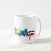 Skyline Brightons England Kaffeetasse (VorderseiteRechts)