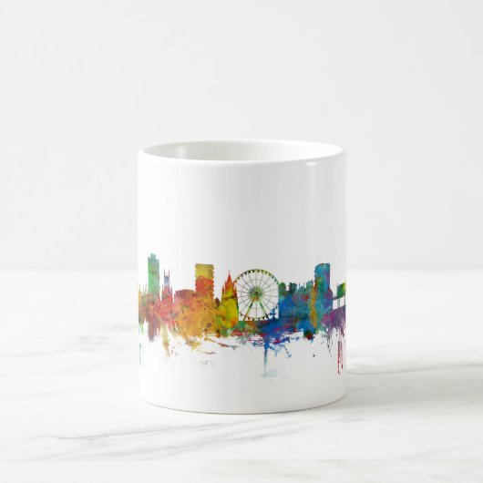 Skyline Brightons England Kaffeetasse (Mittel)