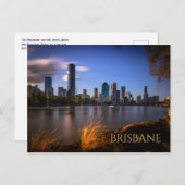 Skyline, Brisbane, Brisbane River, Australien Postkarte (Vorne/Hinten)