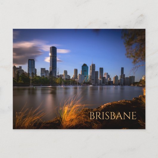 Skyline, Brisbane, Brisbane River, Australien Postkarte (Vorderseite)