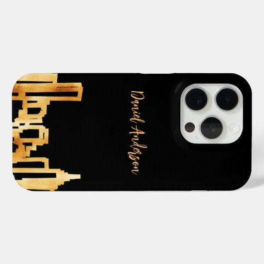 Skyline-Business in der Schwarzgoldstadt - Anwesen Case-Mate iPhone Hülle (Rückseite (Horizontal))