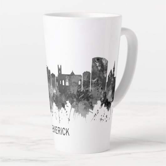 Skyline BW Milchtasse (Rechte Ecke)