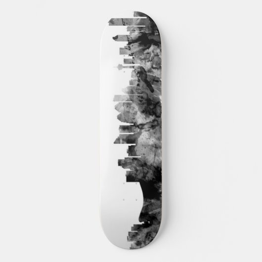 Skyline Calgarys Kanada Skateboard (Vorderseite)