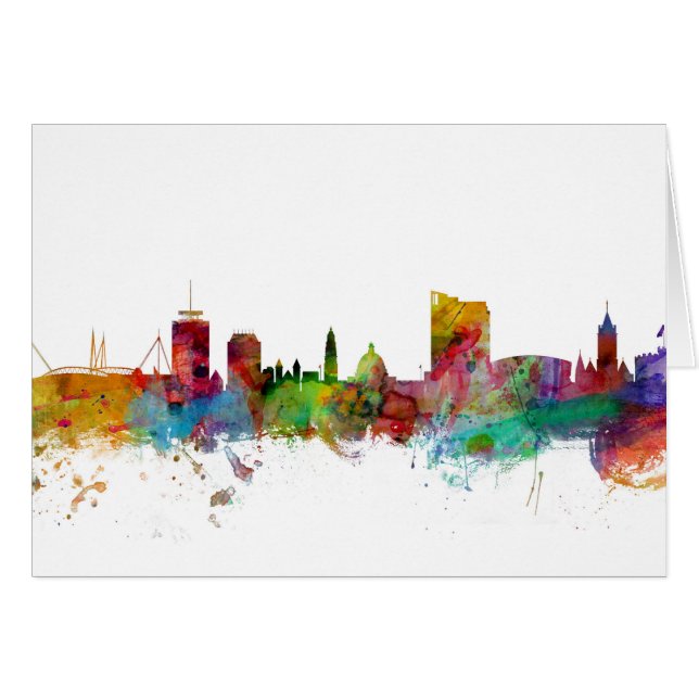 Skyline Cardiffs Wales (Vorderseite (Horizontal))