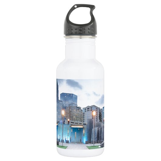 Skyline Charlottes nc Trinkflasche (Vorderseite)