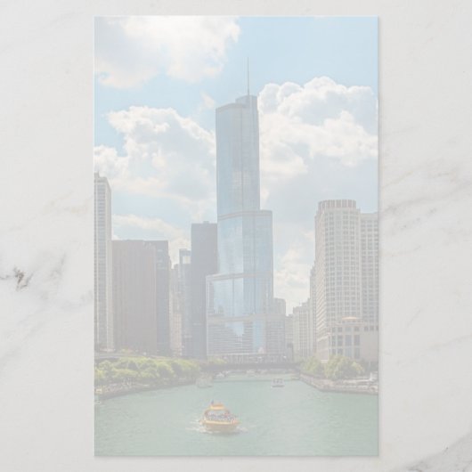 Skyline Chicago Briefpapier (Vorderseite)