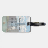 Skyline Chicago Gepäckanhänger (Rückseite horizontal)