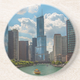 Skyline Chicago Getränkeuntersetzer