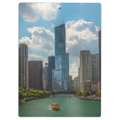 Skyline Chicago Klemmbrett (Rückseite)