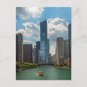 Skyline Chicago Postkarte