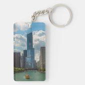 Skyline Chicago Schlüsselanhänger (Rückseite)