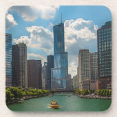 Skyline Chicago Untersetzer (Vorderseite)