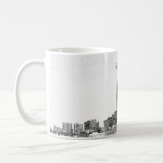 Skyline Chicagos, IL Kaffeetasse (Links)