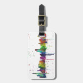 SKYLINE CHICAGOS, ILLINOIS GEPÄCKANHÄNGER (Vorderseite vertikal)