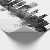 Skyline Chicagos Illinois Geschenkpapier (Ecke)