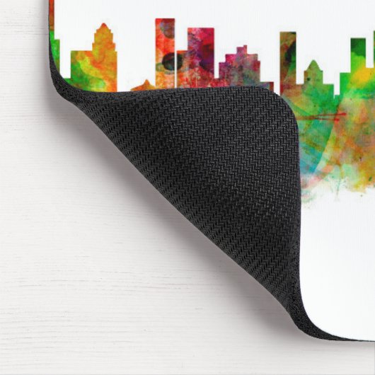 Skyline Chicagos Illinois Mousepad (Ecke)