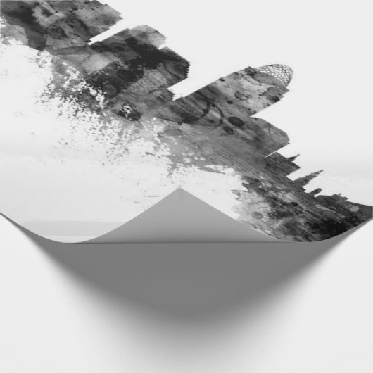 Skyline Cincinnatis Ohio Geschenkpapier (Ecke)