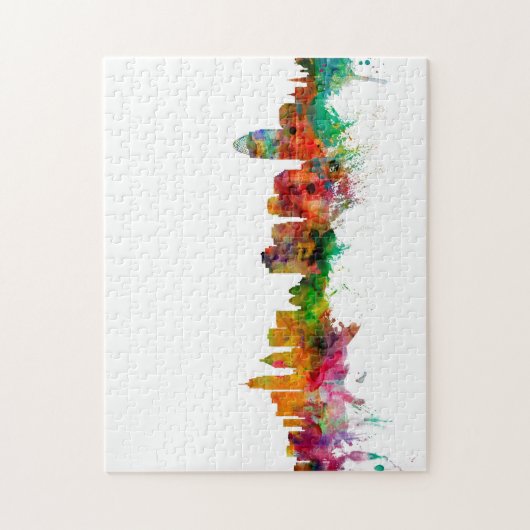 Skyline Cincinnatis Ohio Puzzle (Vertikal)