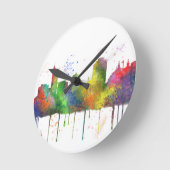 SKYLINE CINCINNATIS OHIO RUNDE WANDUHR (Winkel)