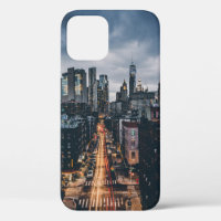 SKYLINE CITY SCENERY VIEW VON MANHATTAN BRIDG
